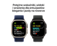 APPLE Watch Ultra 2 GPS + Cellular 49mm koperta tytanowa (czarny) + opaska Alpine M (ciemnozielony) - 1278232 - zdjęcie 4